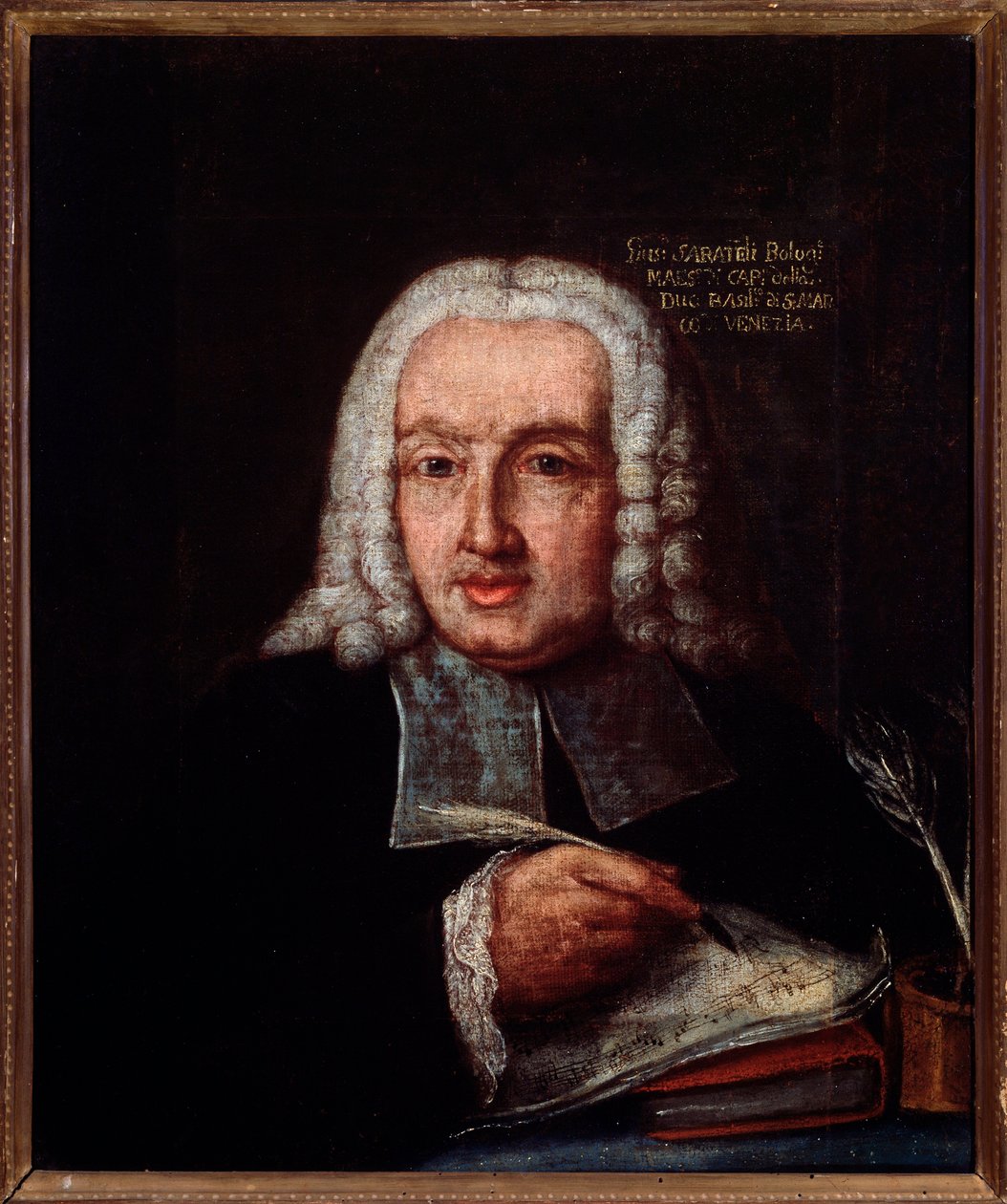 Giuseppe Giacomo Saratelli (1714-1762) 意大利作曲家和风琴师的肖像匿名绘画。 18世纪。 博洛尼亚市民博物馆博物馆 作者 未知艺术家