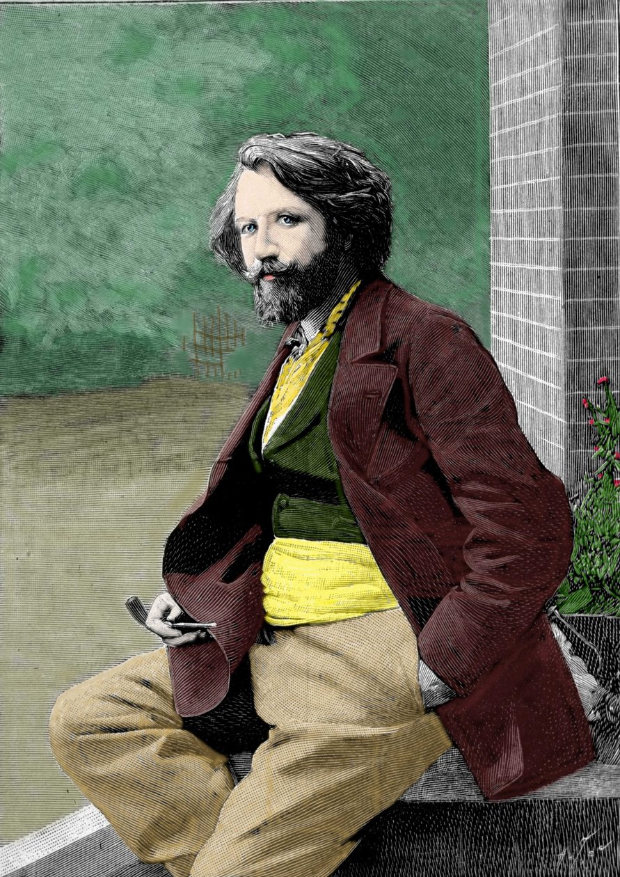 Portrait of Gustave Charpentier (1860-1956), French composer. 作者 未知艺术家