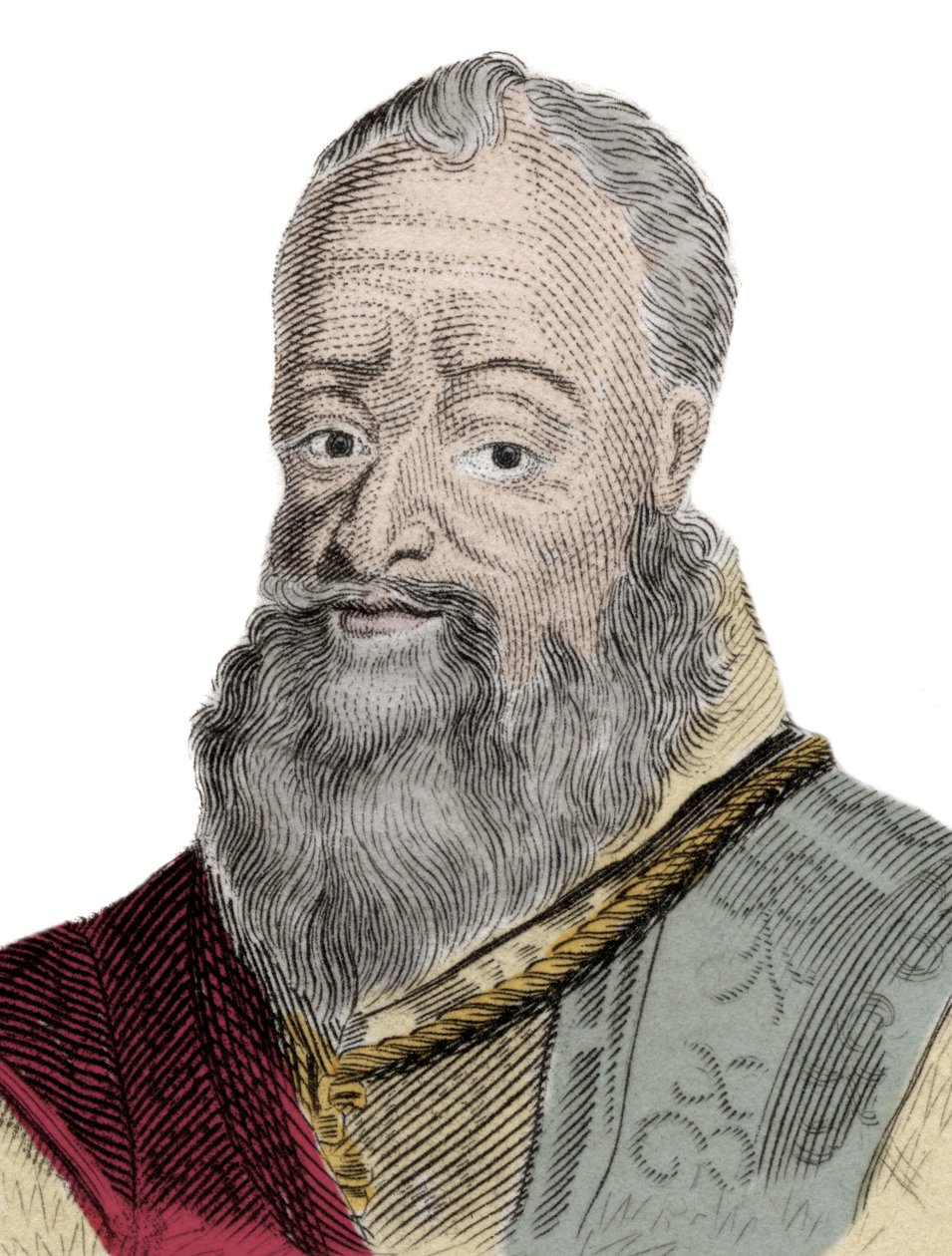 Portrait of Henri Percy (Henry Percy) (1564-1632), 9th Earl of Northumberland, nicknamed the Wizard Count, imprisoned for his participation in the Powder Conspiracy (1605). Engraving of the 19th century. 作者 未知艺术家
