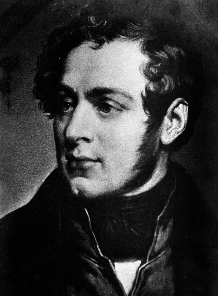 意大利作曲家 Vincenzo Bellini (1801-1835) 肖像 19 世纪米兰，威尔第音乐学院 作者 未知艺术家