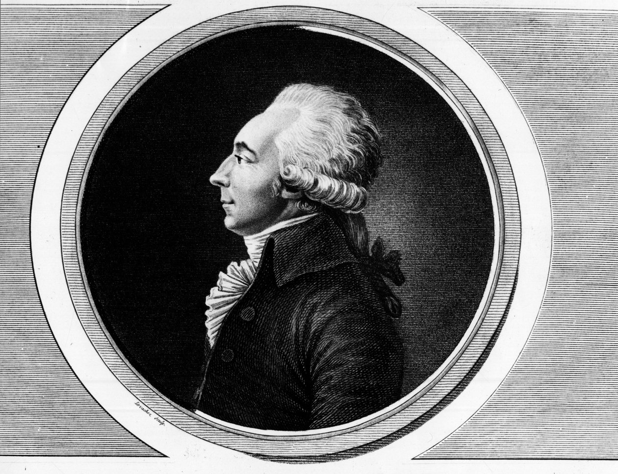 Jean Baptiste Anacharsis Clootz（让-巴蒂斯特-阿纳查斯-克洛茨）的肖像。 作者 未知艺术家