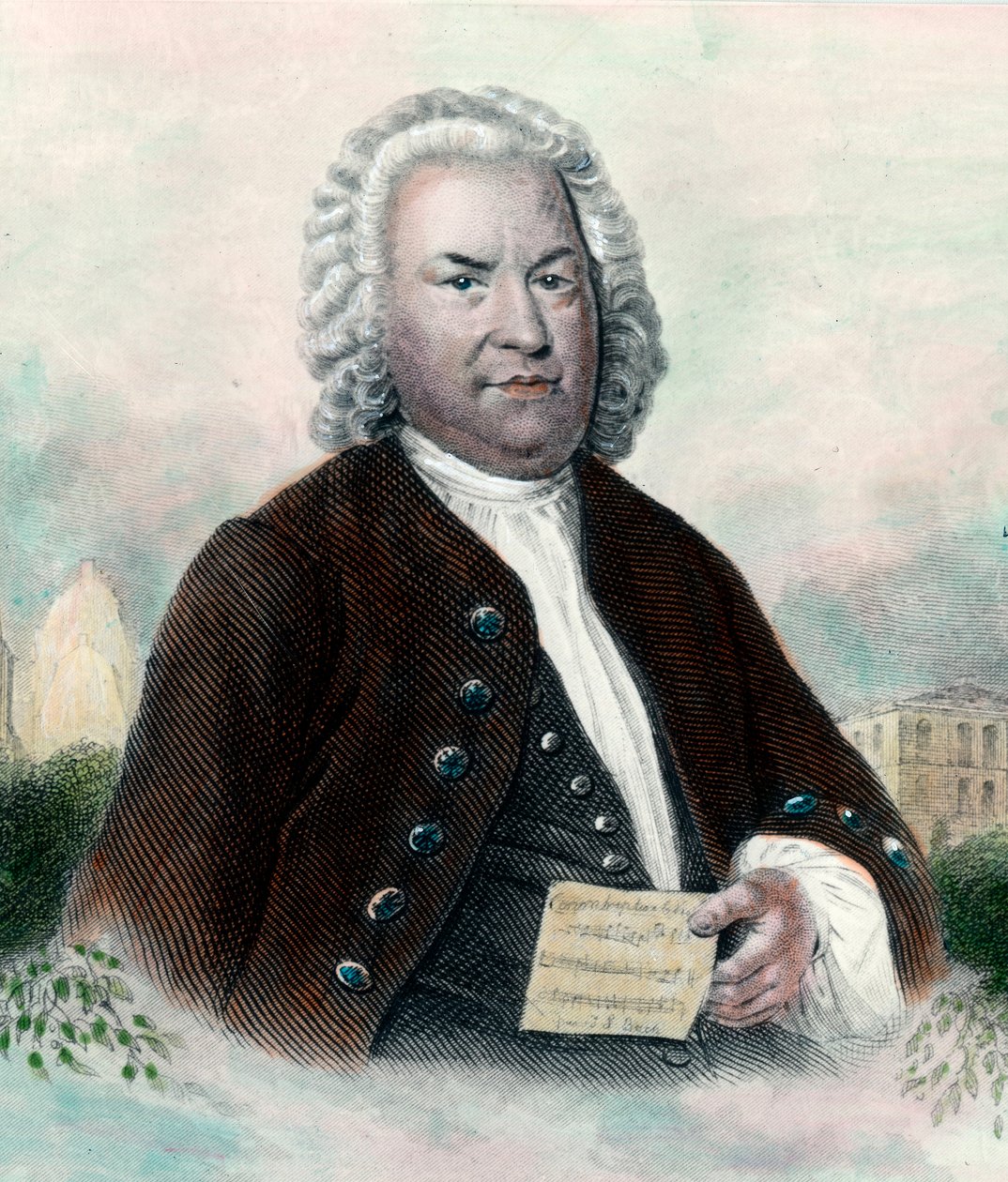 Portrait of Jean Sebastien Bach (Johann Sebastian Bach 作者 未知艺术家