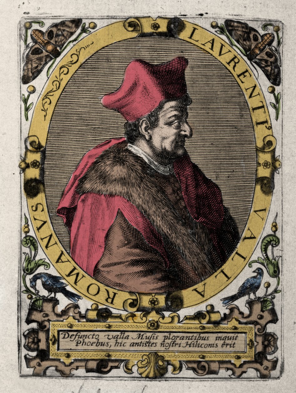 Laurentius Valla de Lorenzo della Vale 的肖像 作者 未知艺术家
