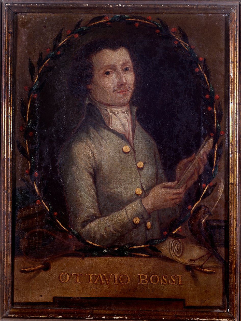 Portrait of Ottavio Bossi, Italian composer(painting 作者 未知艺术家