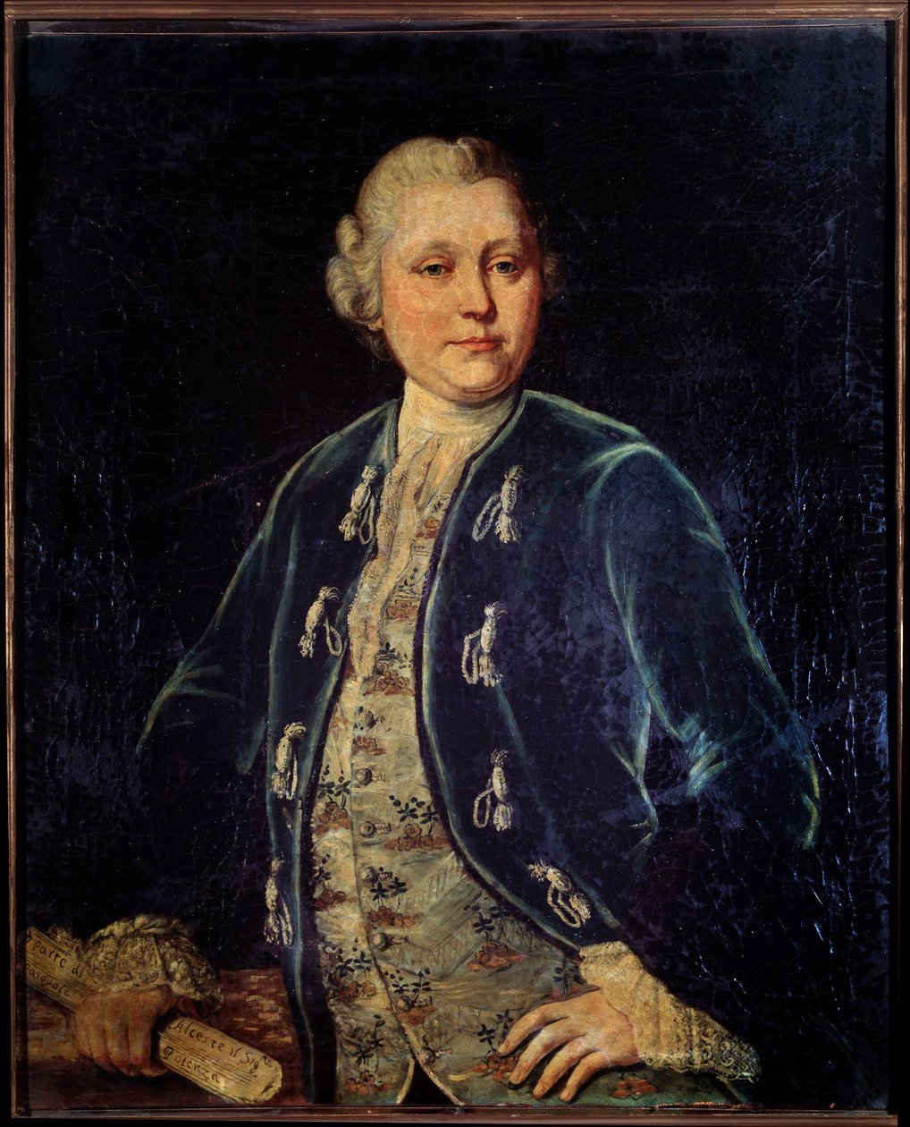 Pasquale Potenza 肖像，意大利阉人（绘画 作者 未知艺术家
