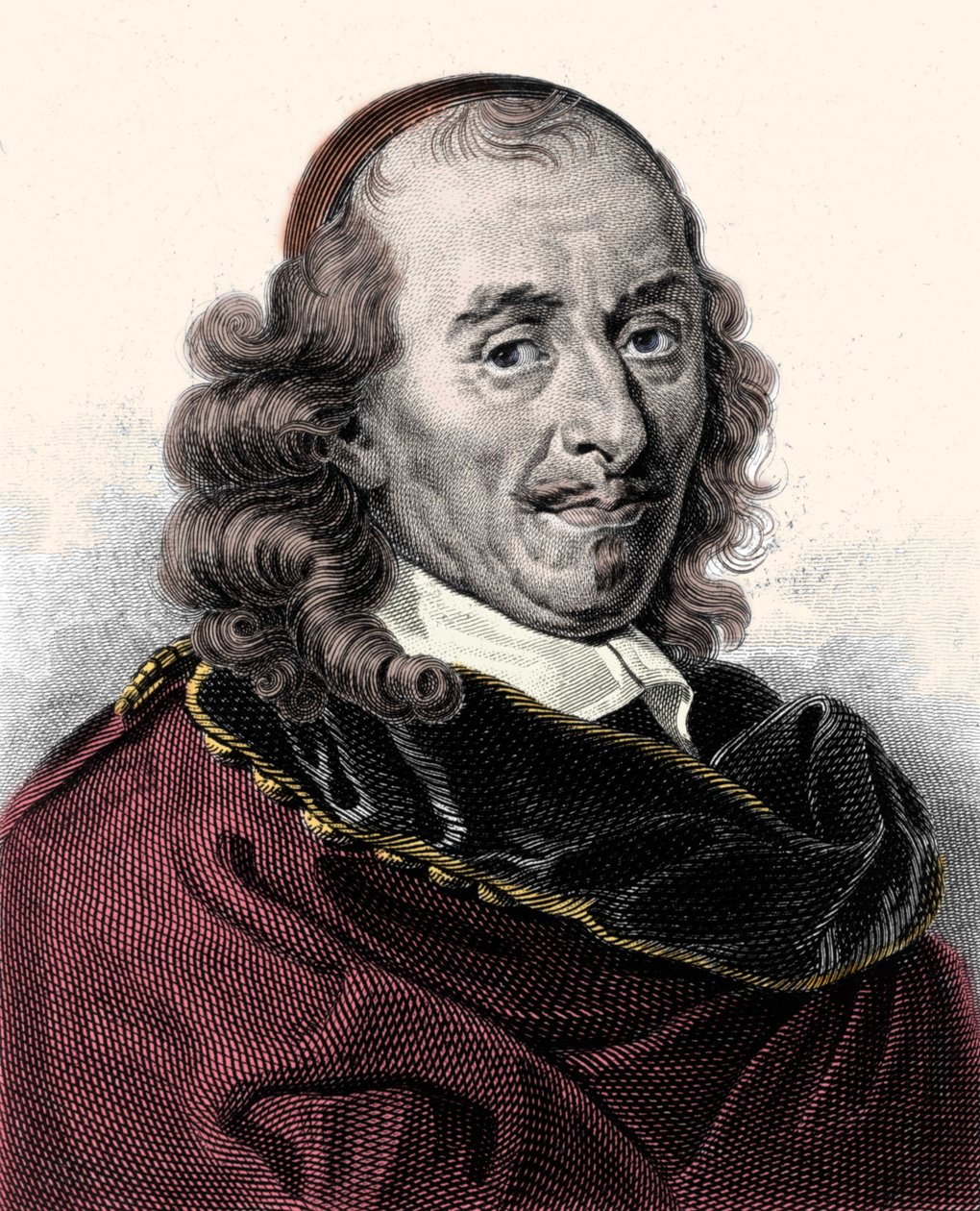 Pierre Corneille (1606-1684) 的肖像，19 世纪版画 作者 未知艺术家