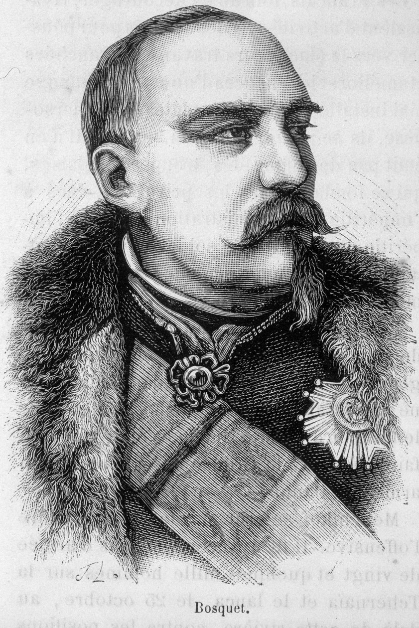 皮埃尔-弗朗索瓦-约瑟夫-博斯凯（Pierre Francois Joseph Bosquet）（1810-1861）的肖像，是法国的一位马歇尔。 作者 未知艺术家