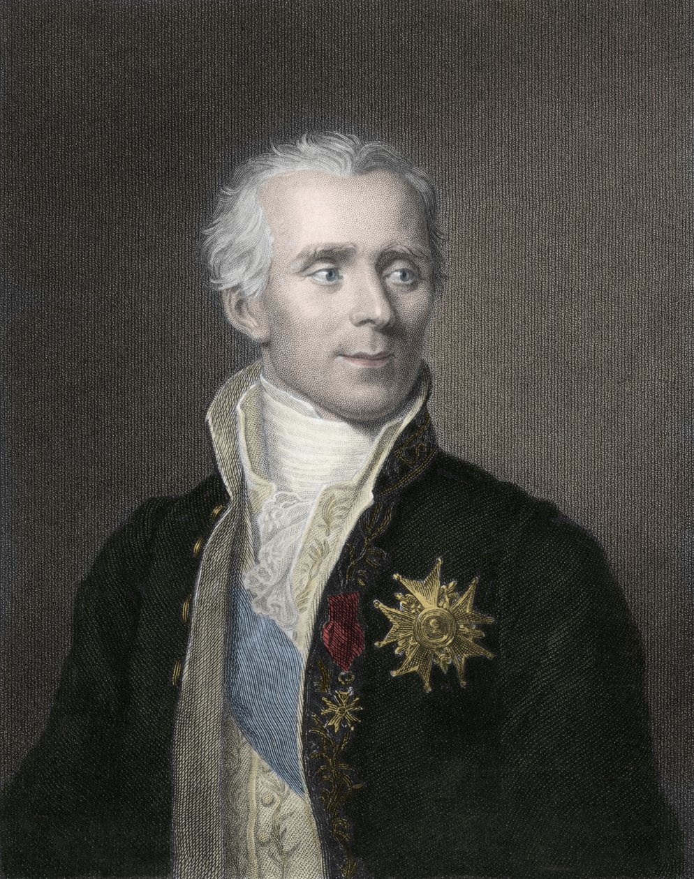 拉普拉斯侯爵，数学家和天文学家皮埃尔·西蒙 (1749-1827) 的肖像 - 皮埃尔·西蒙·拉普拉斯 (1749-1827)，法国数学家 作者 未知艺术家