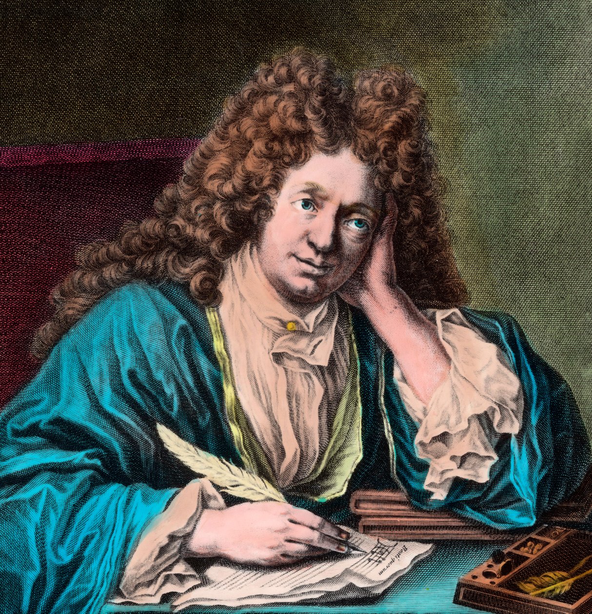 Portrait of Richard Delalande, superintendent of the Music of the King, in Paris 作者 未知艺术家