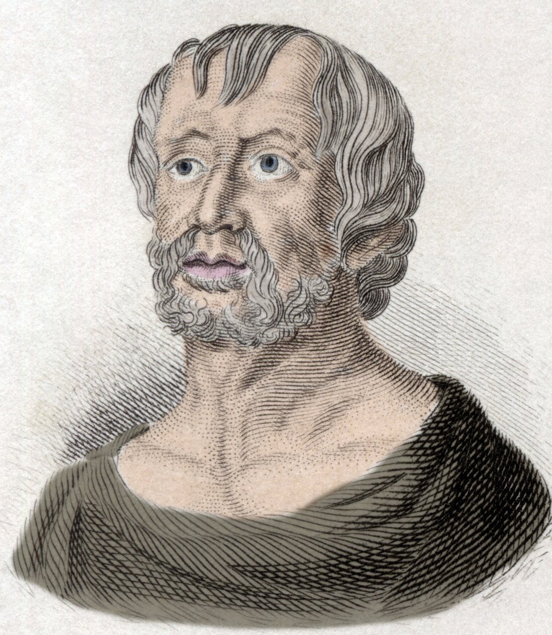 Portrait of Seneque (Lucius Annaeus Seneca, 4 BC-65 AD. JC), philosopher of the Stoician school, playwright and a Roman statesman. 作者 未知艺术家