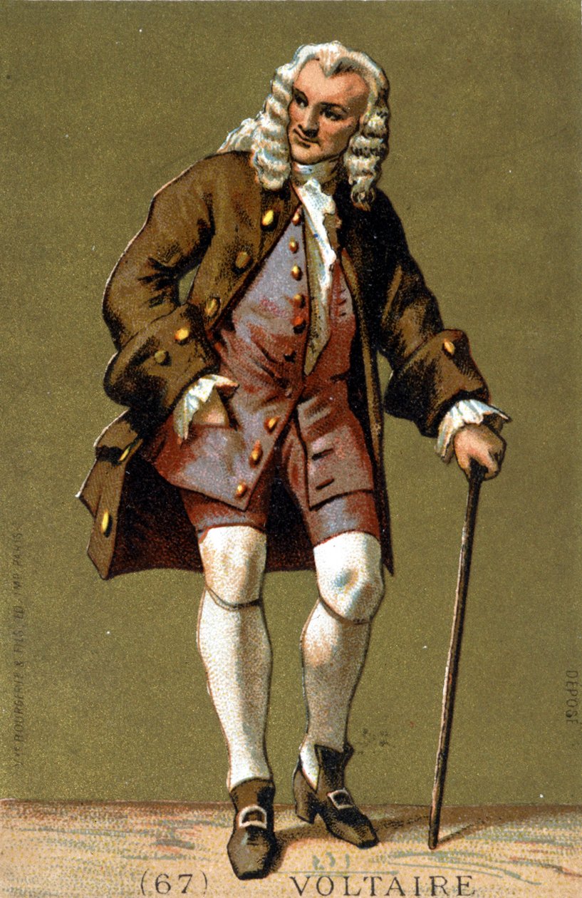 Portrait of Voltaire on foot 作者 未知艺术家