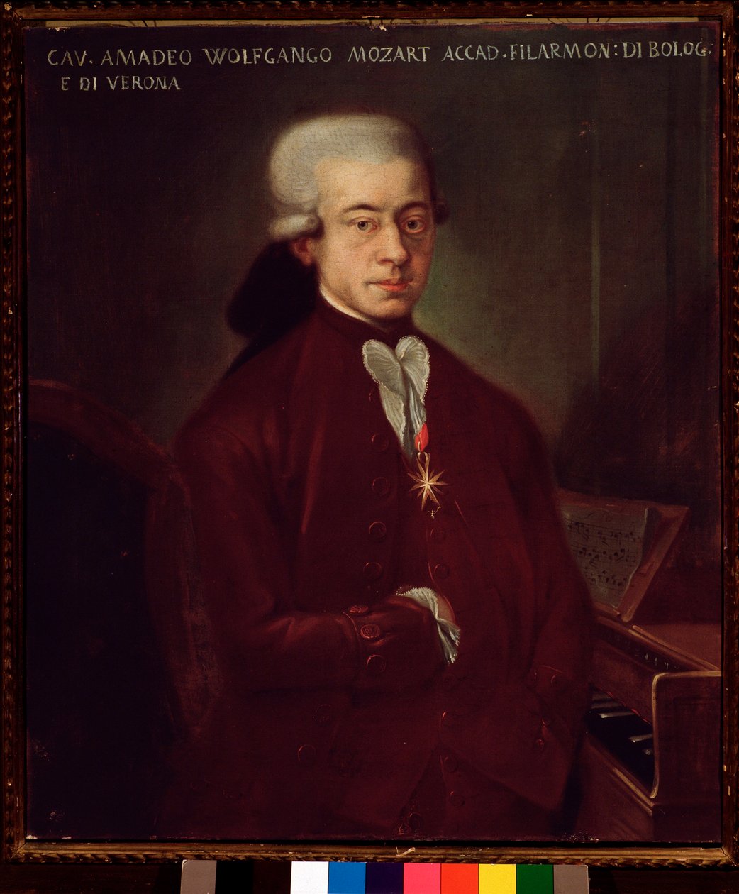 Portrait of Wolfgang Amadeus Mozart at 21 (painting 作者 未知艺术家