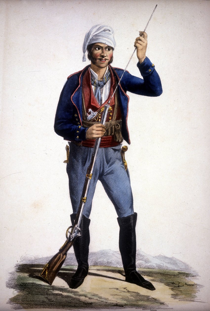 Portrait of a Sicilian robber 作者 未知艺术家