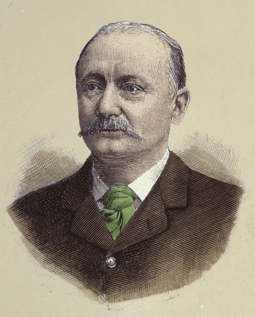 英国士兵罗伯特·斯蒂芬森·史密斯·巴登·鲍威尔勋爵 (1857-1941) 的肖像，童军运动的创始人。 作者 未知艺术家