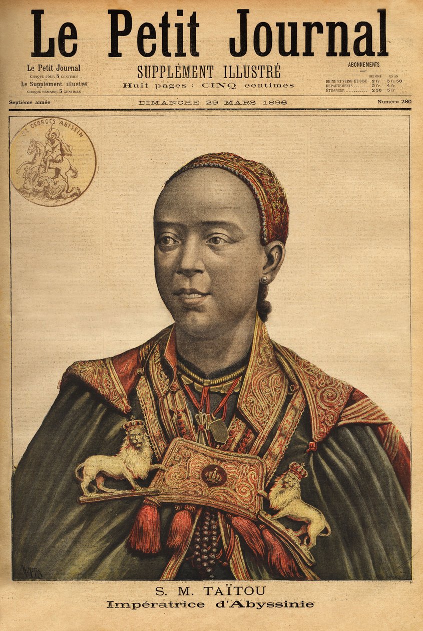 Portrait of the Impress Taytu Betul (Taitou 作者 未知艺术家