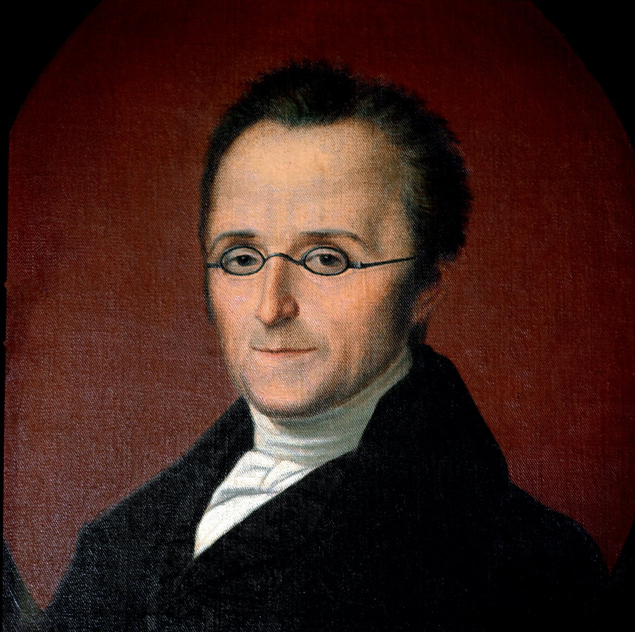 Risorgimento：《意大利爱国者西尔维奥·佩利科（Silvio Pellico，1789-1854）肖像》19 世纪萨卢佐的匿名绘画，卡萨卡瓦萨博物馆 作者 未知艺术家
