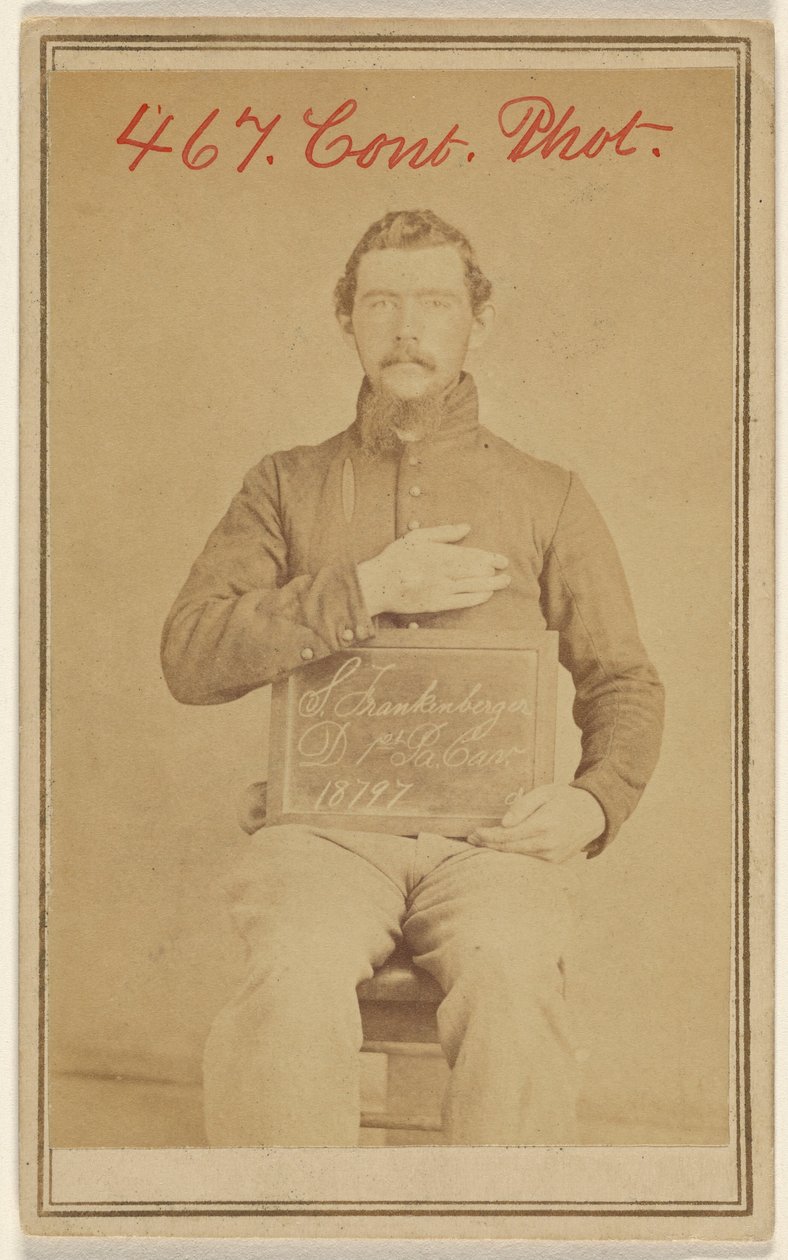 [S. Frankenberger D. Pa. 1st Cav. 18797 内战受害者] 作者 未知艺术家