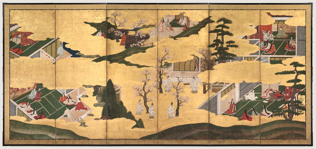 源氏物语》场景 作者 未知艺术家