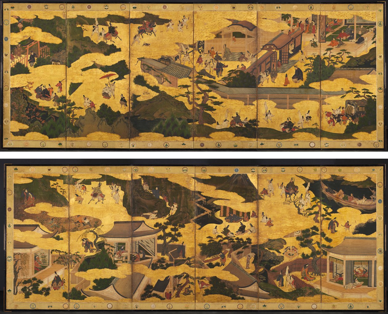 伊势物语》中的场景 作者 未知艺术家