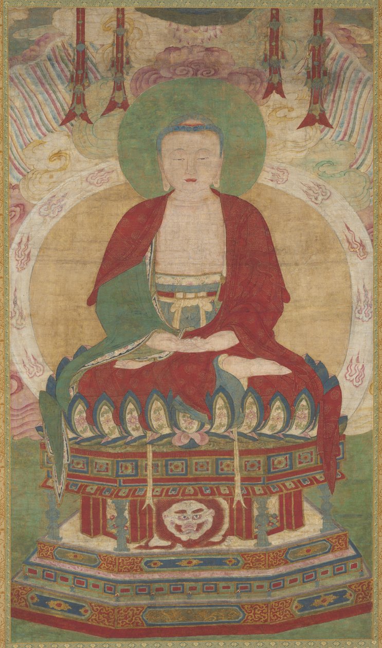 阿弥陀佛坐像 作者 未知艺术家