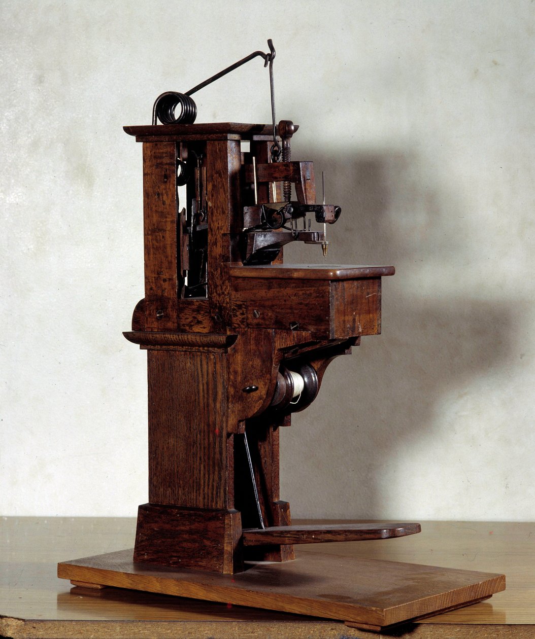 Sewing machine by Barthelemy Thimonnier (1793-1857). 19th century Paris, CNAM 作者 未知艺术家