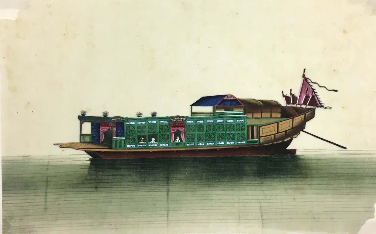 船舶绘画 作者 未知艺术家