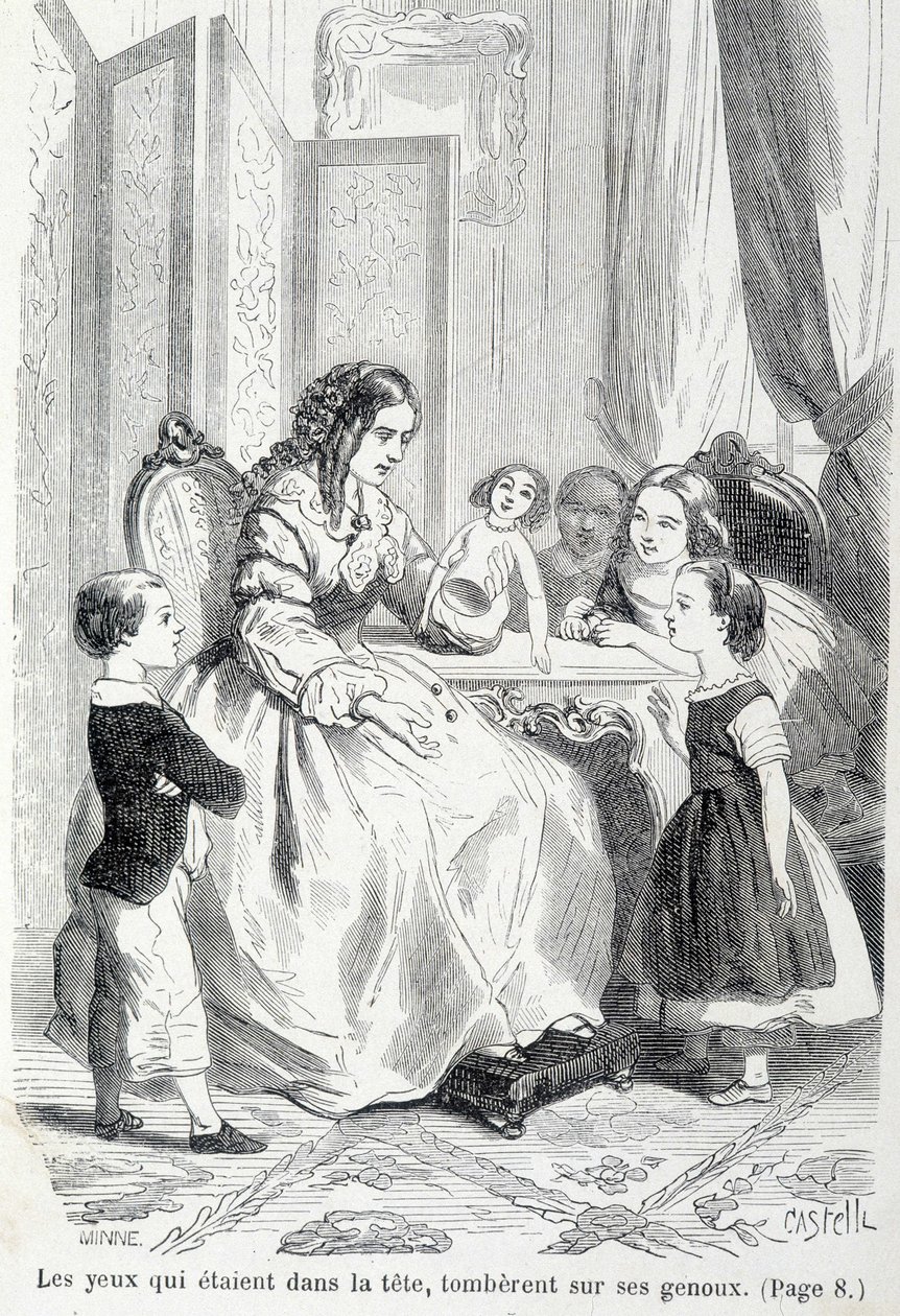 Sophie and the broken doll - in “The misfortunes of Sophie”” by the Countess of Ségur, Hachette 作者 未知艺术家