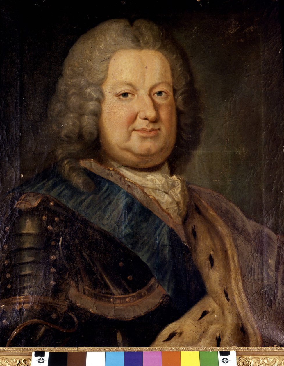 Stanislaw Leszczynski (Stanislas I st, King of Poland) (1677 - 1766). Painting. Paris, Bibl. Polish. 作者 未知艺术家