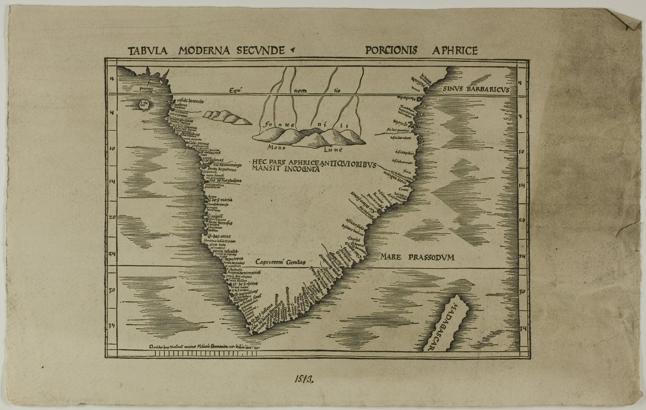 Tabula Moderna Secunde Porcionis Aphrice 作者 未知艺术家