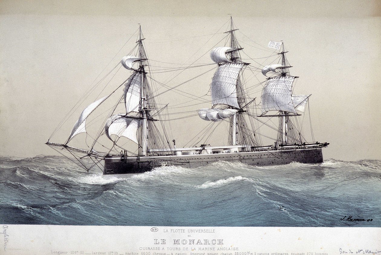 君主，英国舰队，大约 1850 年 作者 未知艺术家