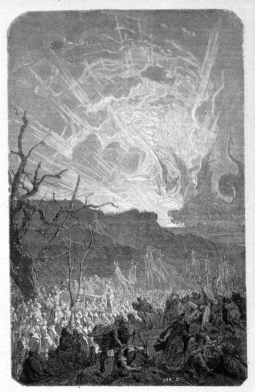 The superstitions of the year thousand (1000): the end of the world - in “History of the Popes”” 作者 未知艺术家