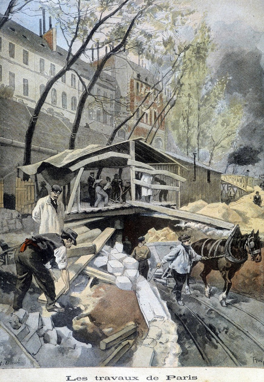 巴黎地铁的作品 - 1899 年 5 月，“Le Petite Journal” 作者 未知艺术家