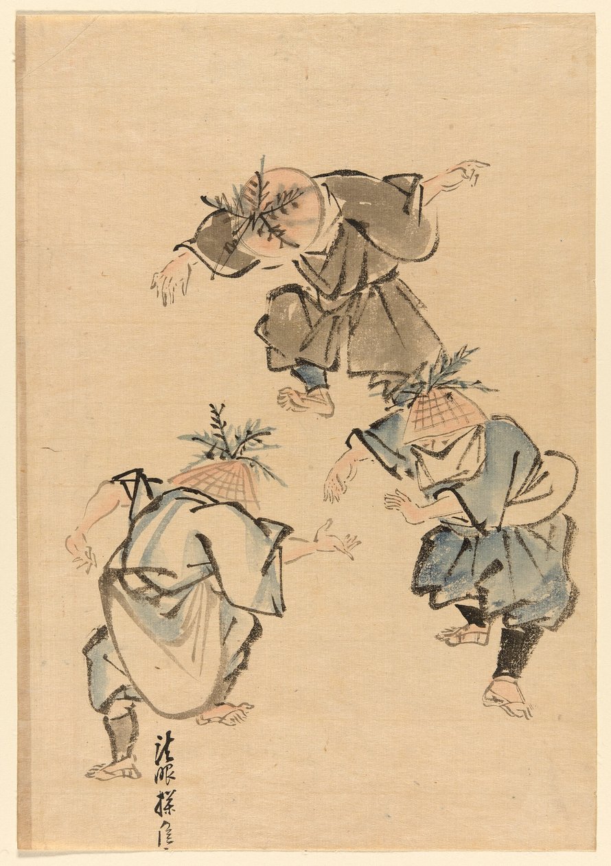 三位舞者 作者 未知艺术家