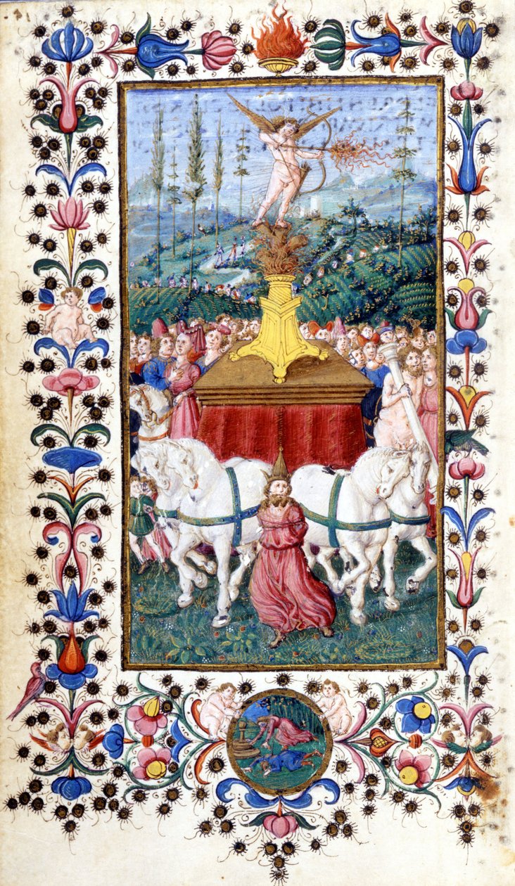 Triunfus Amoris (爱情胜利) by Francesco Petrarca (Petrarca)。 作者 未知艺术家