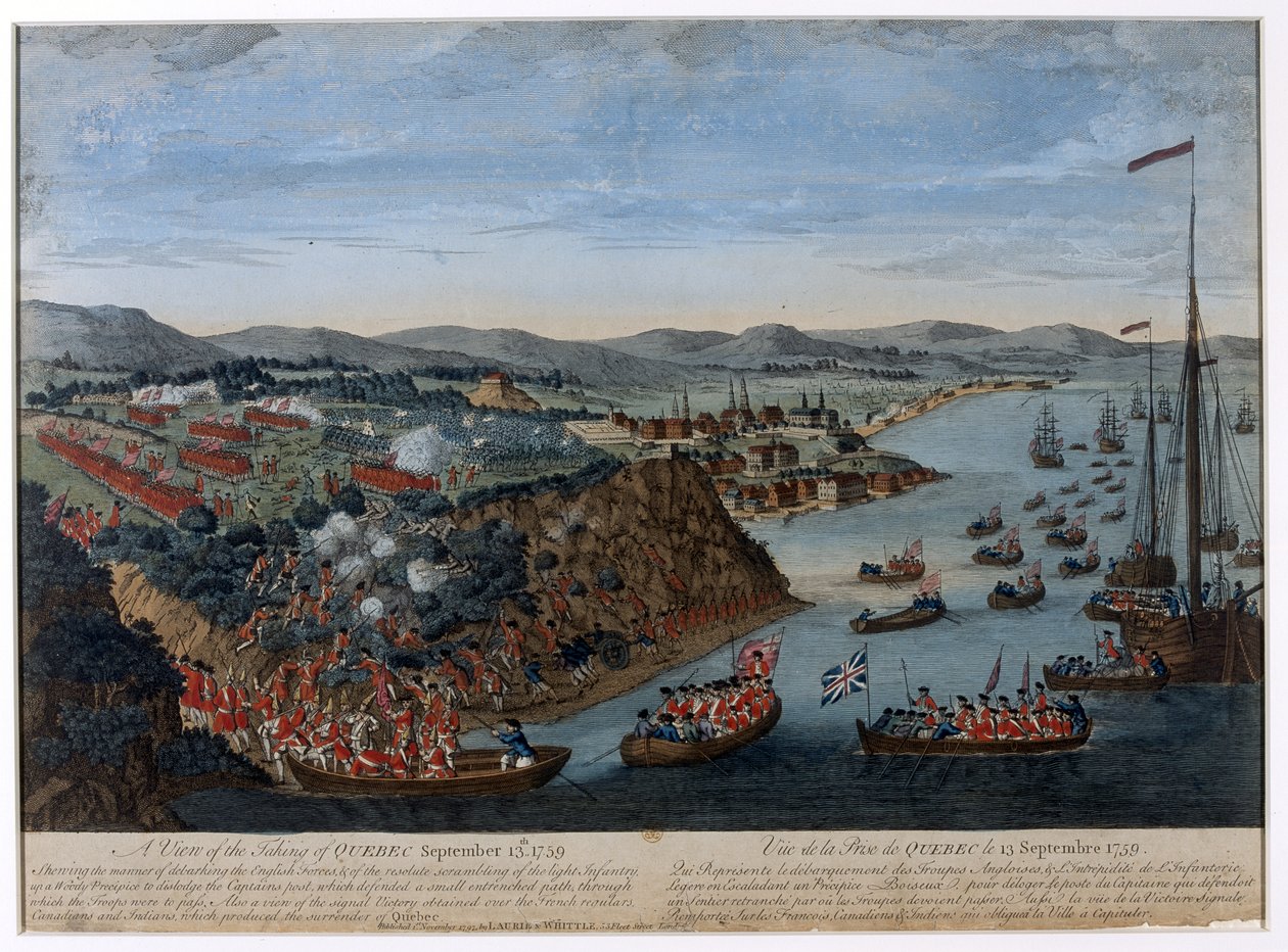View of the Taking of Quebec 作者 未知艺术家