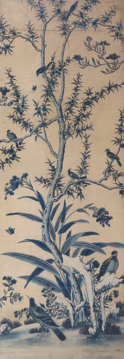 鸟语花香墙纸面板 作者 未知艺术家