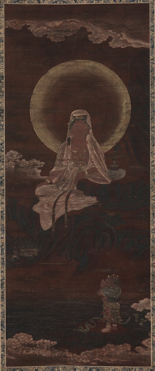 水月观音（Suigetsu Kannon） 作者 未知艺术家