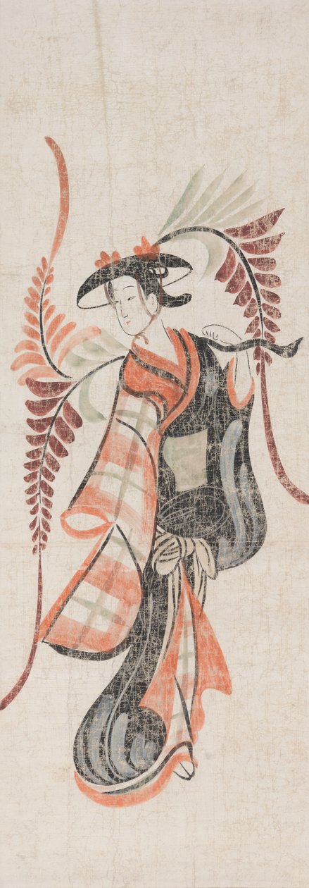 紫藤少女（富士武藏） 作者 未知艺术家