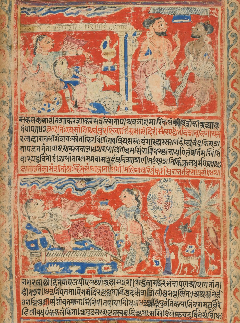<em>Vasanta Vilasa</em>（一首关于春天的诗）（细节） 作者 未知艺术家