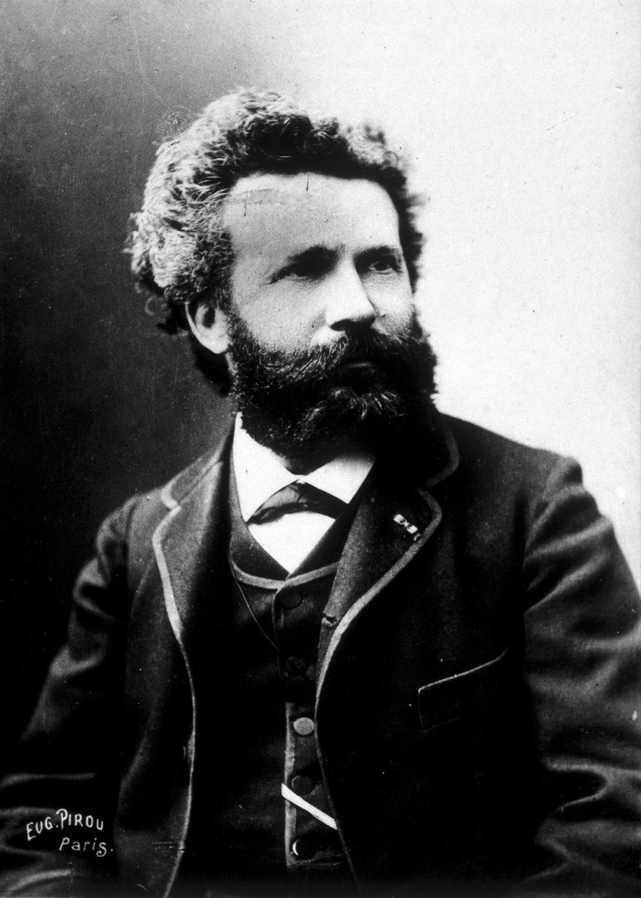 Camille Flammarion，法国天文学家，大约 1890 年 作者 未知的摄影师