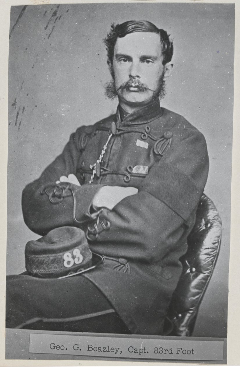George G Beazley上尉，第83（都柏林郡）步兵团 作者 未知的摄影师