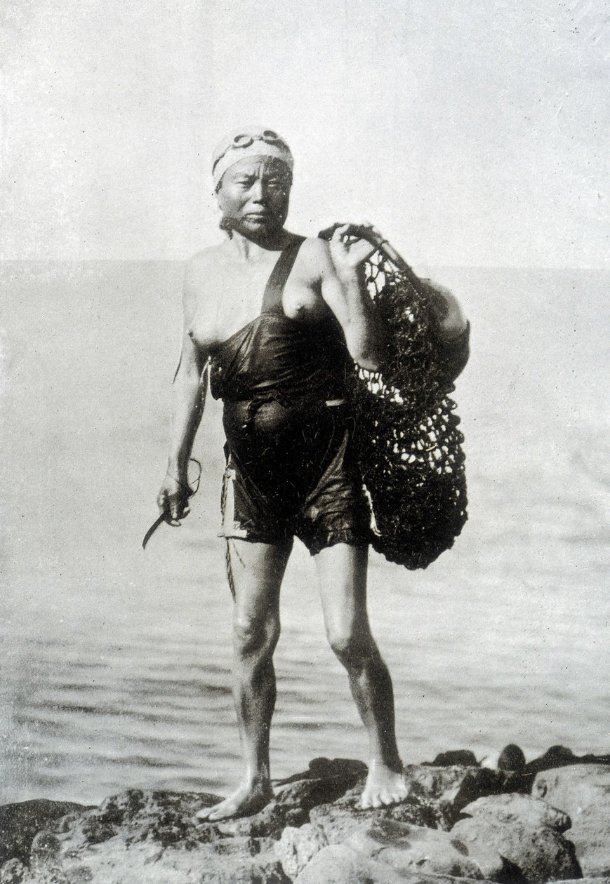 Coreenne fishing in the 19th century. 作者 未知的摄影师
