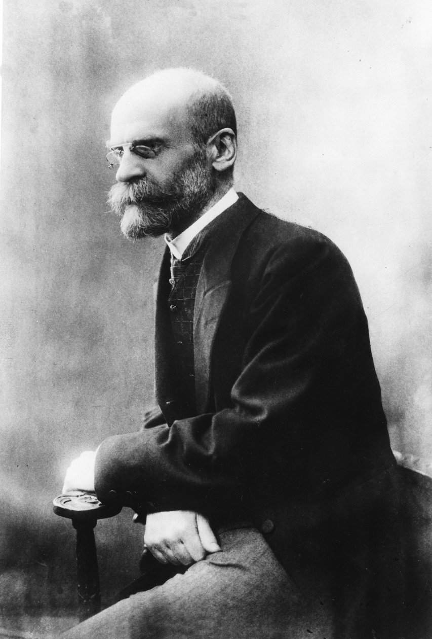 埃米尔-杜尔凯姆(1858 - 1917) 法国社会学家。 作者 未知的摄影师