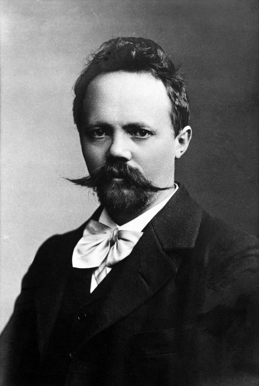 Engelbert Humperdinck (1854-1921)，德国作曲家。 作者 未知的摄影师