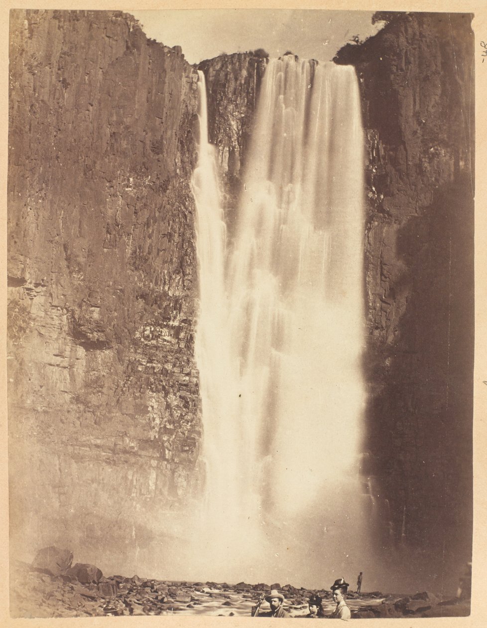 南非纳塔尔省Umgeni河的Howick Falls，约1882年 作者 不明