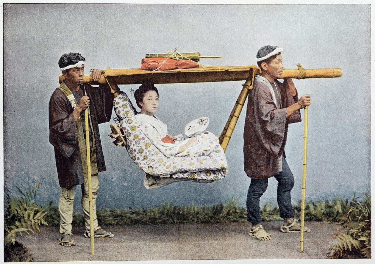 日本旅行椅 作者 未知的摄影师