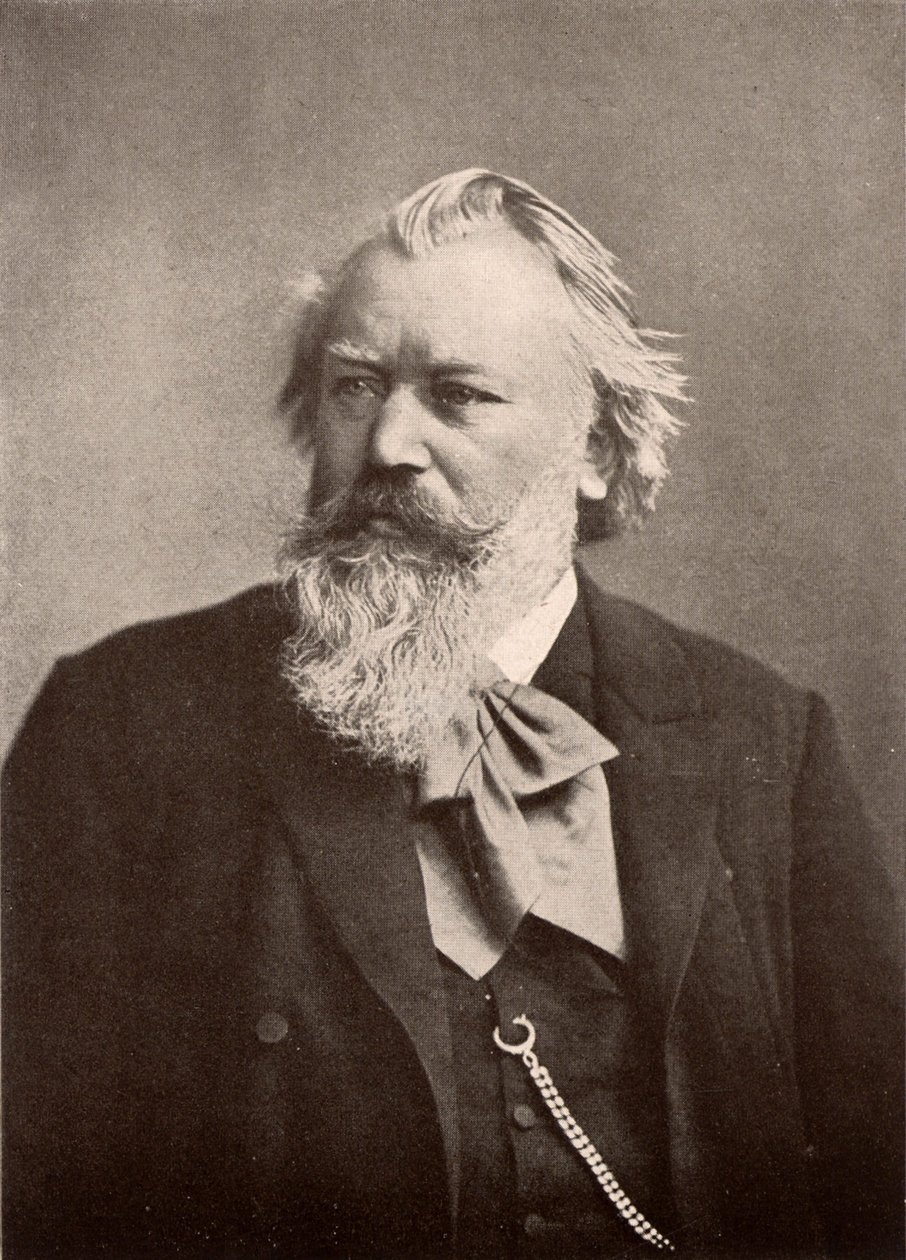 约翰内斯-勃拉姆斯（1833-1897） 作者 未知的摄影师