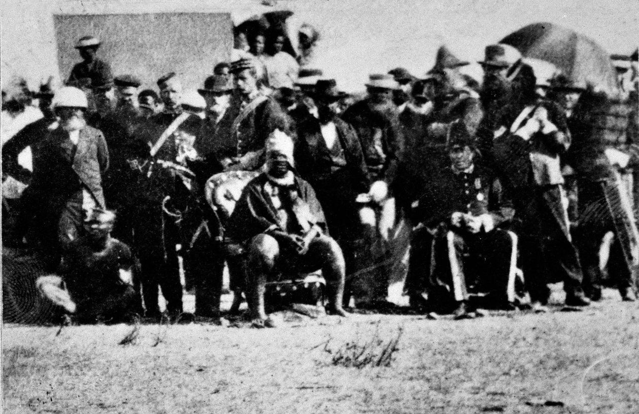 Cetshwayo国王？S？加冕礼？ 1873年9月1日 作者 不明