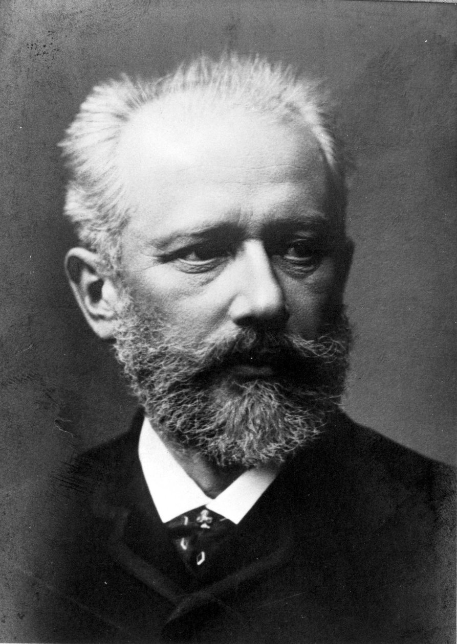柴可夫斯基(Piotr or Petr Ilyich Tchaikovsky)（1840 - 1893），俄罗斯作曲家。19世纪的照片。 作者 未知的摄影师