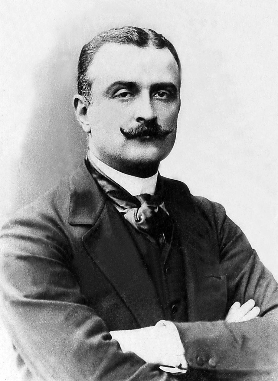 肖像 Marquis Antoine de Mores (1858-1896)，法国冒险家。 作者 未知的摄影师
